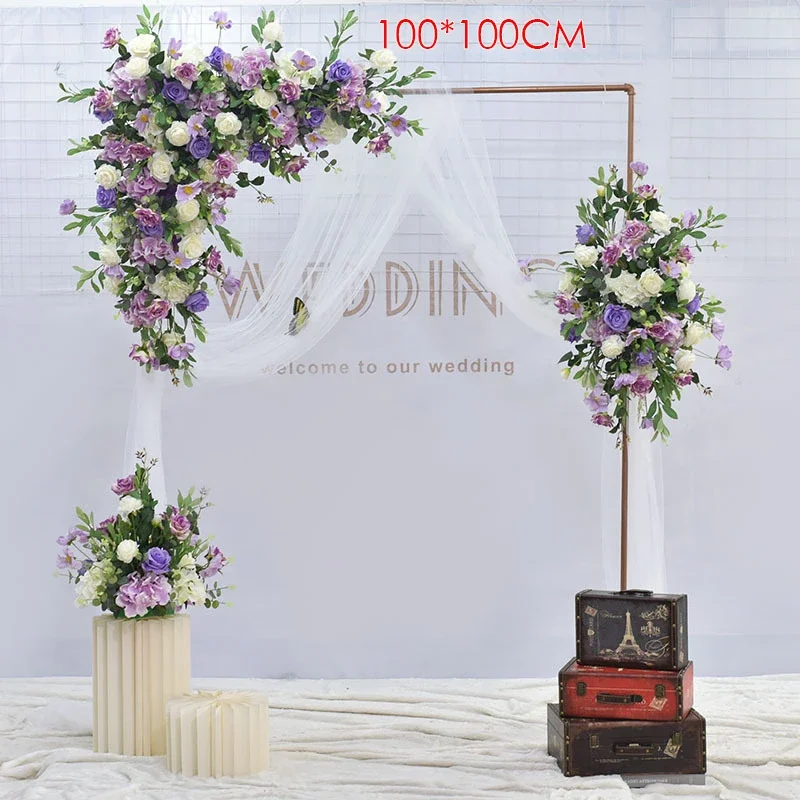 Luxury Purple Wedding Decorations Artifiial Flower Row Triangle Shape Flower Row Road Lead Flower Ball Floor Row Bacdrop Decor
Luxury Purple Wedding Decorations Artifiial Flower Row Triangle Shape Flower Row Road Lead Flower Ball Floor Row Bacdrop Decor