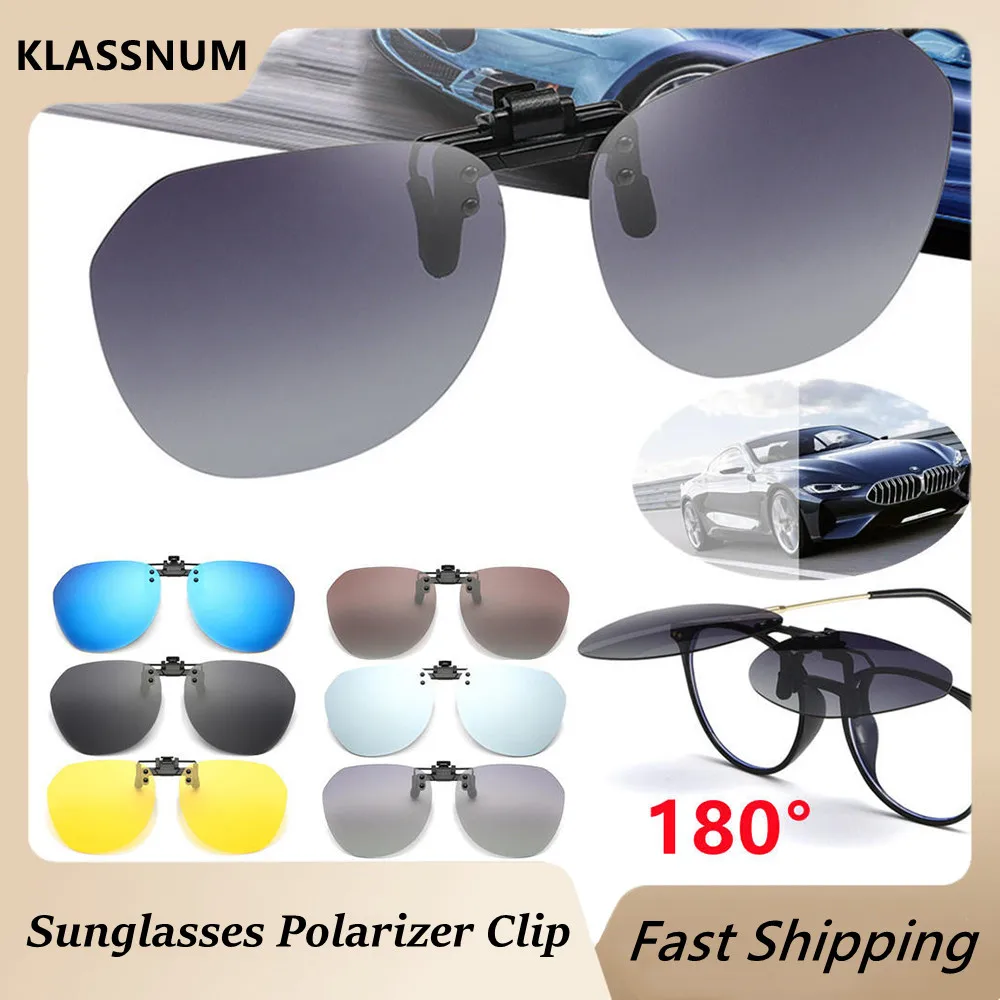 KLASSNUM Polarized Sunglasses Clip Men's Flip Up Clip on Glasses Square Frame Pilot Sun Glasses Women Driving Glasses Shades
KLASSNUM Polarized Sunglasses Clip Men's Flip Up Clip on Glasses Square Frame Pilot Sun Glasses Women Driving Glasses Shades
