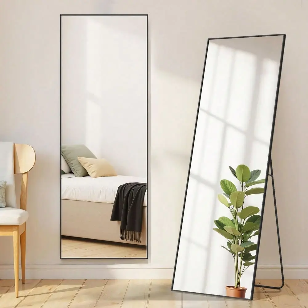Full Length, graded Body Wall Mirrors With ShatterProof Glass, Floor Standing, Hanging Or Leaning, Tall Mirror With Stand Alu
Full Length, graded Body Wall Mirrors With ShatterProof Glass, Floor Standing, Hanging Or Leaning, Tall Mirror With Stand Alu