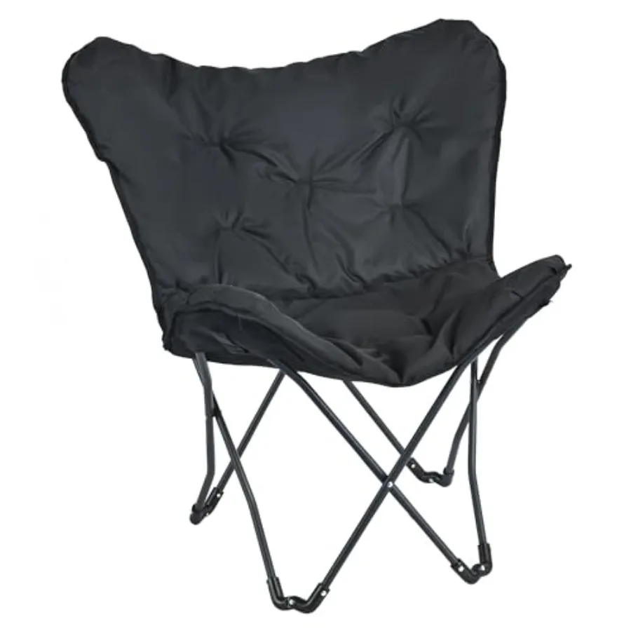 Oversized XL Padded Camping Chair Outdoor Butterfly Chair Portable Folding Large Camp Lounge Chairs Padded Living Room Indoor C
Oversized XL Padded Camping Chair Outdoor Butterfly Chair Portable Folding Large Camp Lounge Chairs Padded Living Room Indoor C