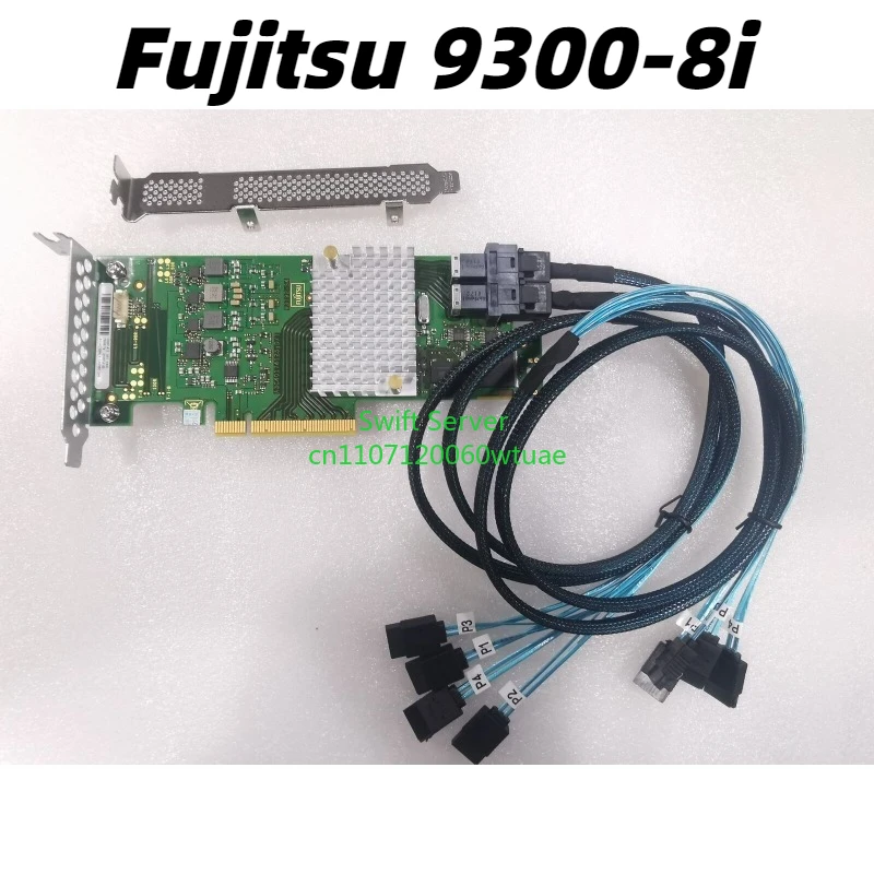 Карта HBA Fujitsu 9300-8I IT Mode LSI SAS3008 12 ГБ с 2 кабелями SFF-8643
Карта HBA Fujitsu 9300-8I IT Mode LSI SAS3008 12 ГБ с 2 кабелями SFF-8643
