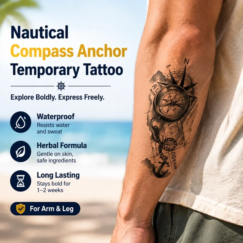 Arm Temporary Tattoo Stickers Waterproof Realistic Pattern Transfer Decal Body Art Decor for Men Women Beach Cosplay Festival
Arm Temporary Tattoo Stickers Waterproof Realistic Pattern Transfer Decal Body Art Decor for Men Women Beach Cosplay Festival
