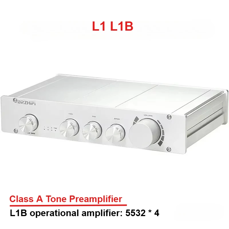 AMXEKR L1 L1B pure Class A 2.0/2.1 channel tone preamplifier high, medium and low frequency adjustment Bluetooth 5.0 decoding
AMXEKR L1 L1B pure Class A 2.0/2.1 channel tone preamplifier high, medium and low frequency adjustment Bluetooth 5.0 decoding