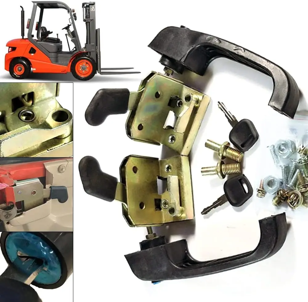 Loader Door Locking, Universal Forklift Tractor and Heavy Equipment Locking Door Handle Set, Tractor Door Lock Latch with Handle
Loader Door Locking, Universal Forklift Tractor and Heavy Equipment Locking Door Handle Set, Tractor Door Lock Latch with Handle