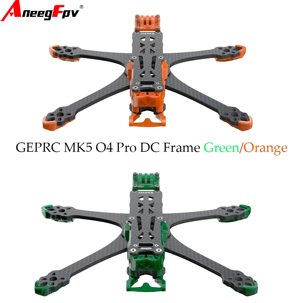 GEPRC GEP-MK5 O4 Pro Frame DC Mark5 Wide X 5Inch Drone Carbon Fiber RC FPV Quadcopter Helicopter Replacement Accessories Parts
GEPRC GEP-MK5 O4 Pro Frame DC Mark5 Wide X 5Inch Drone Carbon Fiber RC FPV Quadcopter Helicopter Replacement Accessories Parts