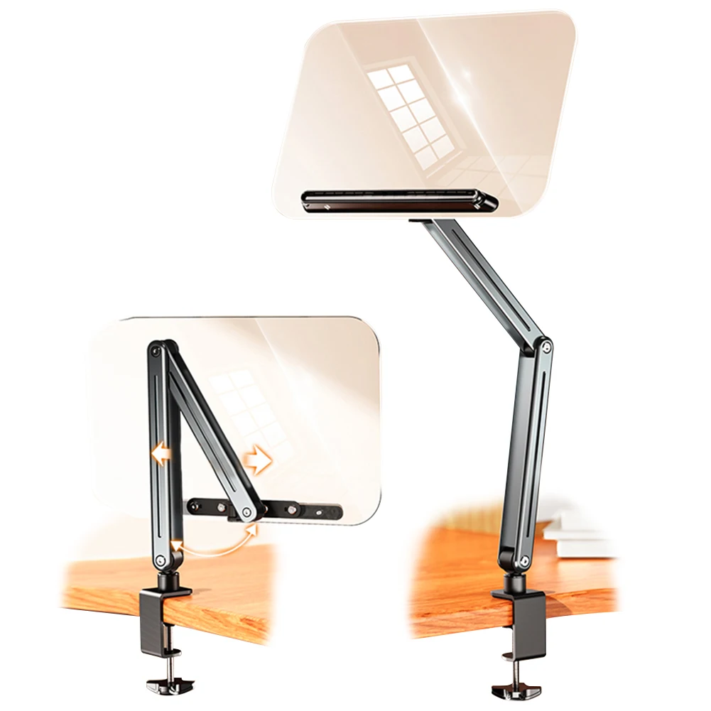 Acrylic Book Stand Adjustable Height Desk Clamp Book Stand 360° Rotating Foldable Book Support for Recipe Sheet Music Tablet
Acrylic Book Stand Adjustable Height Desk Clamp Book Stand 360° Rotating Foldable Book Support for Recipe Sheet Music Tablet