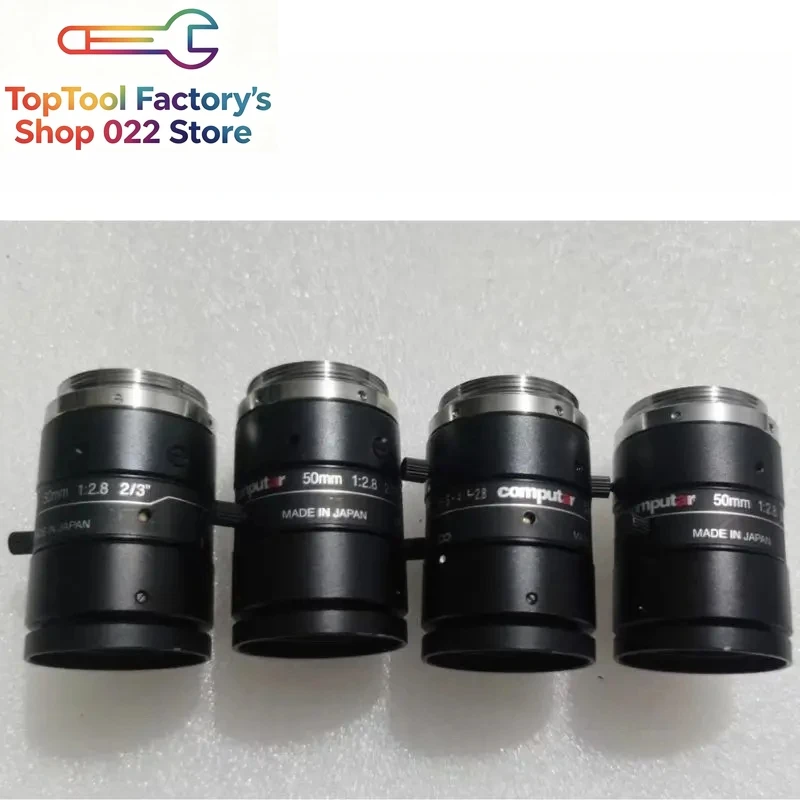 Used M5028-MPW2 Industrial Lens Tested OK, Function Intact