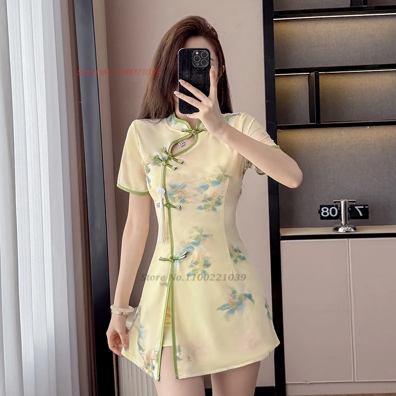 2026 chinese sexy dress beauty uniform party dress flower print improved cheongsam beauty hotel spa uniform nightclub dress
2026 chinese sexy dress beauty uniform party dress flower print improved cheongsam beauty hotel spa uniform nightclub dress
