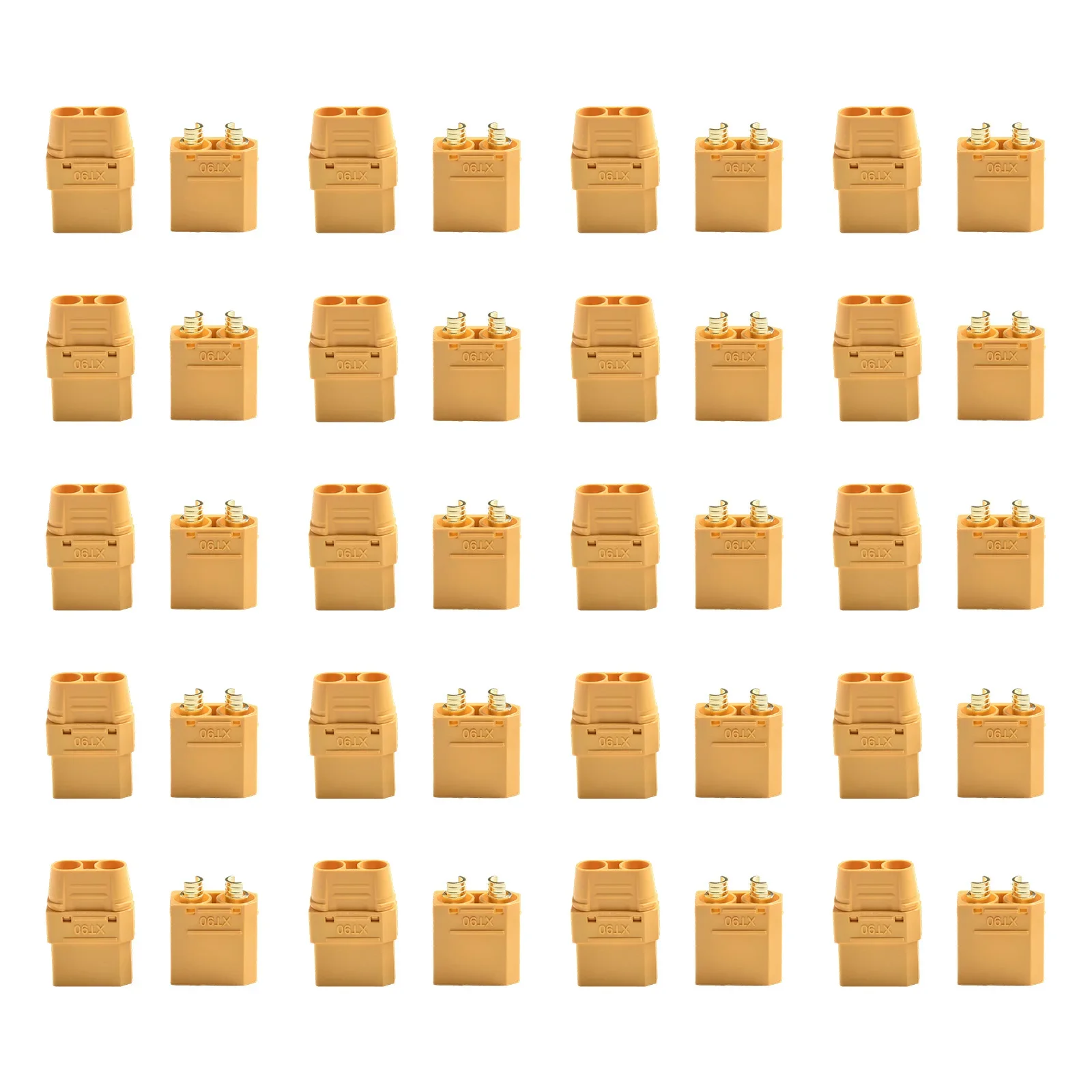 20pcs For XT90 Male And Female Connectors For Remote Control Devices, Solder Connections, And Secure 90A Power Connections
20pcs For XT90 Male And Female Connectors For Remote Control Devices, Solder Connections, And Secure 90A Power Connections