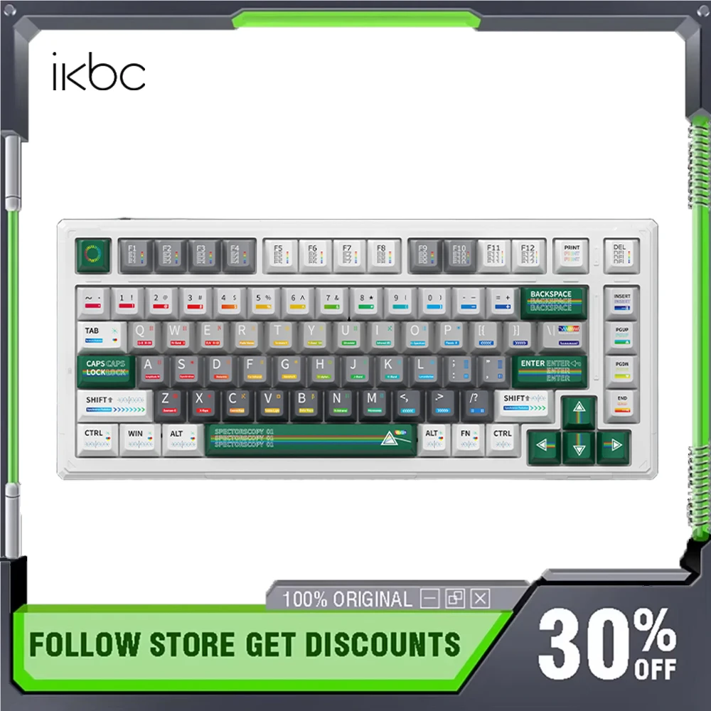IKbc K75 Беспроводная механическая клавиатура Трехрежимная RGB-прокладка Горячая замена Длительный срок службы батареи Бизнес-офис Игровая клавиатура для киберспорта
IKbc K75 Беспроводная механическая клавиатура Трехрежимная RGB-прокладка Горячая замена Длительный срок службы батареи Бизнес-офис Игровая клавиатура для киберспорта