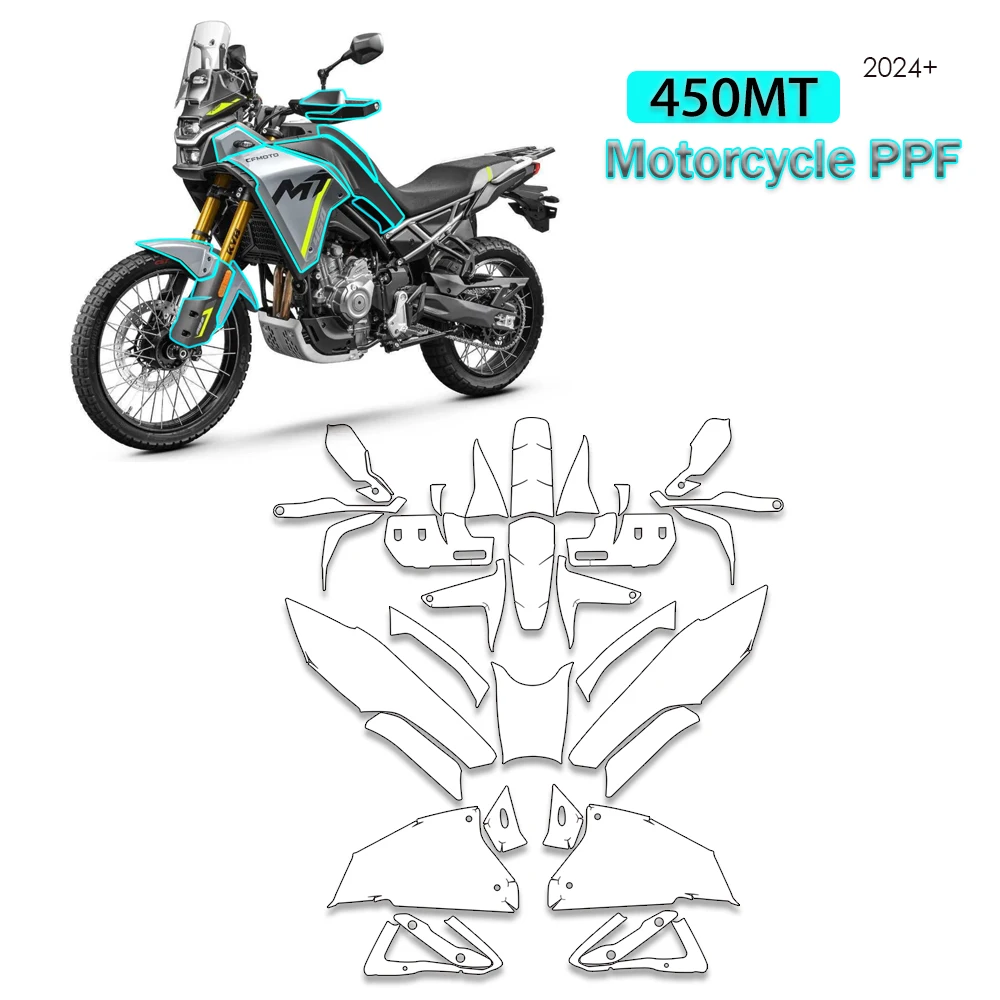 450MT PPF TPU Invisible Protection Film For CFMOTO 450 MT 2024 Motor Accessories Bodykit Transparent Fairing Protective stickers
450MT PPF TPU Invisible Protection Film For CFMOTO 450 MT 2024 Motor Accessories Bodykit Transparent Fairing Protective stickers