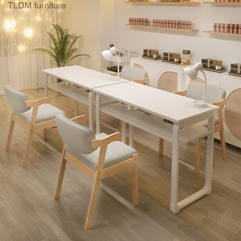 White Simple Professional Nail Tables Manicurist Wood Women Modern Nail Tables Living Room Mesa Manicura Salon Furniture MR50NT
White Simple Professional Nail Tables Manicurist Wood Women Modern Nail Tables Living Room Mesa Manicura Salon Furniture MR50NT