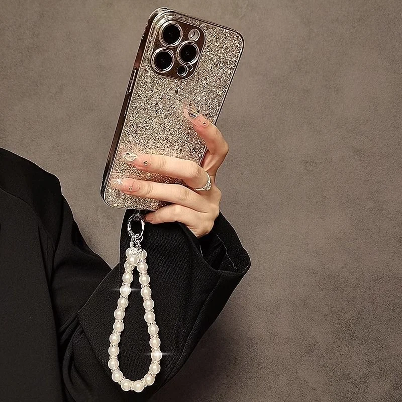 2025 Premium Rhinestone pearl Hand Chain wrist Short Lanyard With Clip Mobile Phone Pendant
2025 Premium Rhinestone pearl Hand Chain wrist Short Lanyard With Clip Mobile Phone Pendant