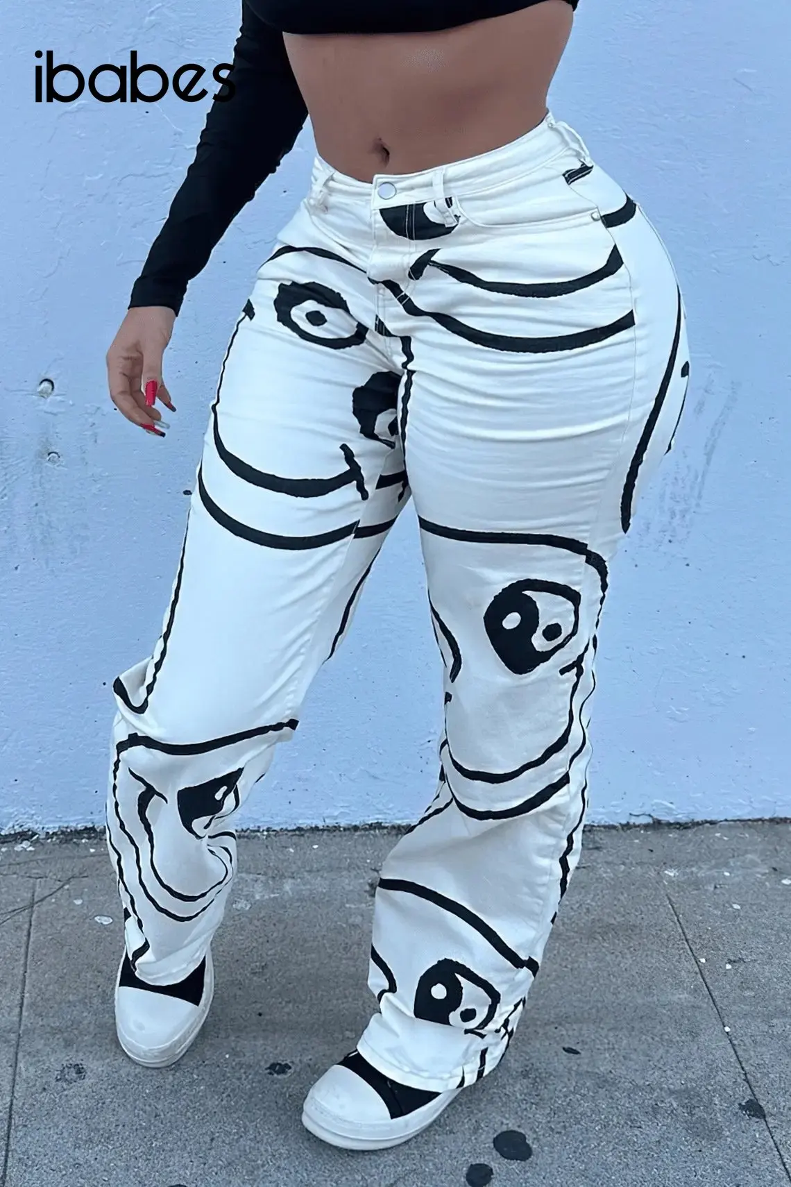 White Stripes Printed Women Straight Pants Zipper Fly Casual Trousers 2023 Summer Streetwear Sweat Pants Fitness Workout Capris
White Stripes Printed Women Straight Pants Zipper Fly Casual Trousers 2023 Summer Streetwear Sweat Pants Fitness Workout Capris