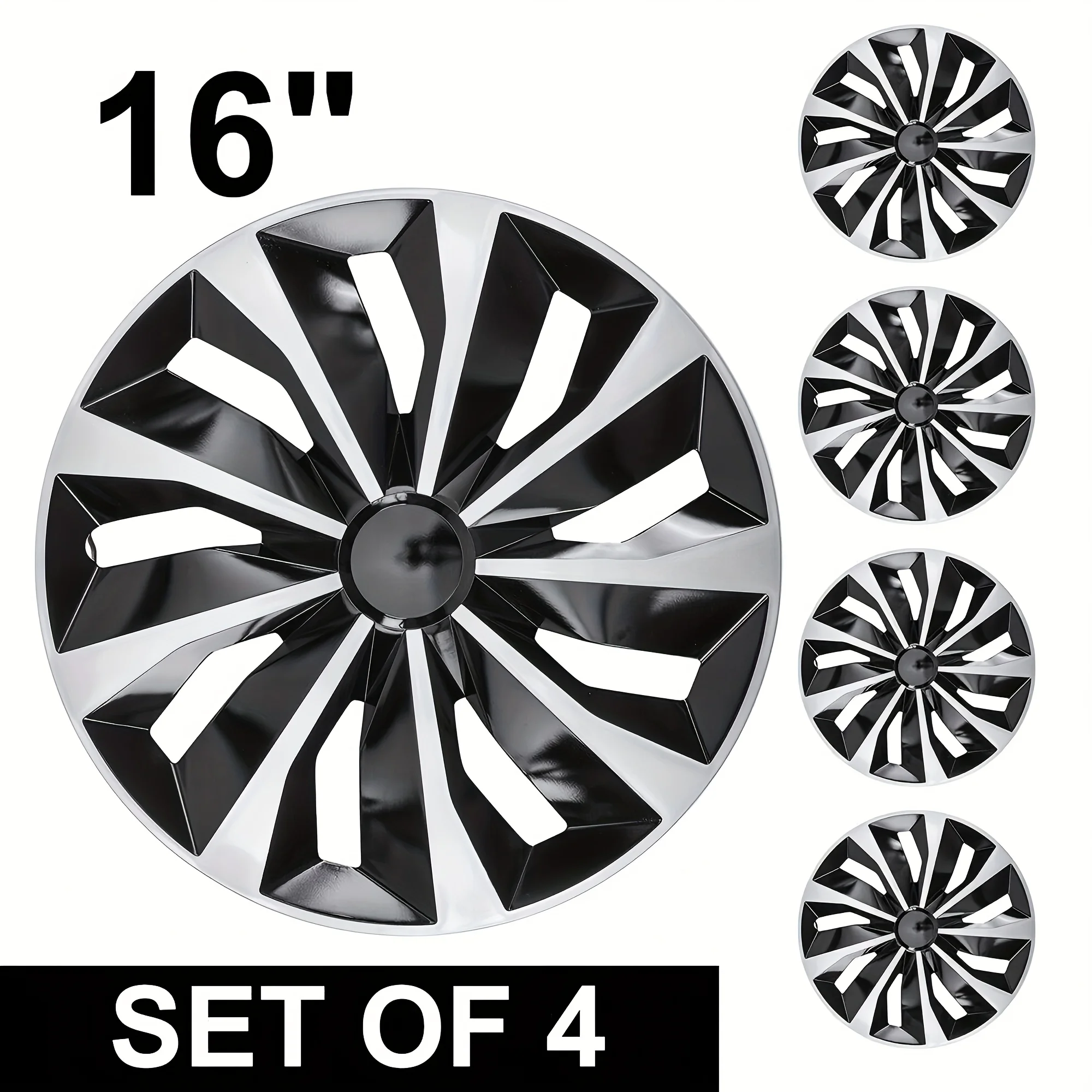 4pcs Hubcaps for Cars with 16 Inch Iron Wheels, Made Of PP Plastic, Premium Protection, Easy Installation, And Enhanced Aesthetice, Can Be Used to Decorate The Appearance Of Car Wheels
4pcs Hubcaps for Cars with 16 Inch Iron Wheels, Made Of PP Plastic, Premium Protection, Easy Installation, And Enhanced Aesthetice, Can Be Used to Decorate The Appearance Of Car Wheels