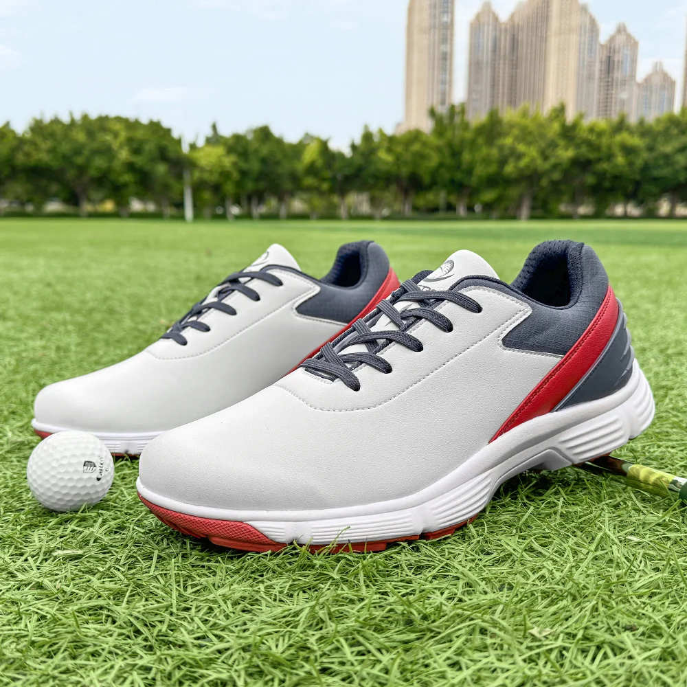 Fashion Trend Men Spikeless Golf Sneakers Water Repellent Upper Anti-slip Rubber Sole Field Training Shoes Size 39-48
Fashion Trend Men Spikeless Golf Sneakers Water Repellent Upper Anti-slip Rubber Sole Field Training Shoes Size 39-48