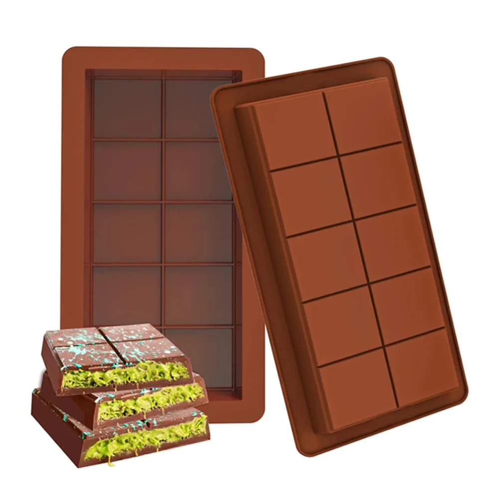 1Pcs Chocolate Bar Mold Non-Stick Reusable Food Grade Silicone Break Apart Chocolate Bar Mold for Dubai Chocolate Bar Pistachio
1Pcs Chocolate Bar Mold Non-Stick Reusable Food Grade Silicone Break Apart Chocolate Bar Mold for Dubai Chocolate Bar Pistachio