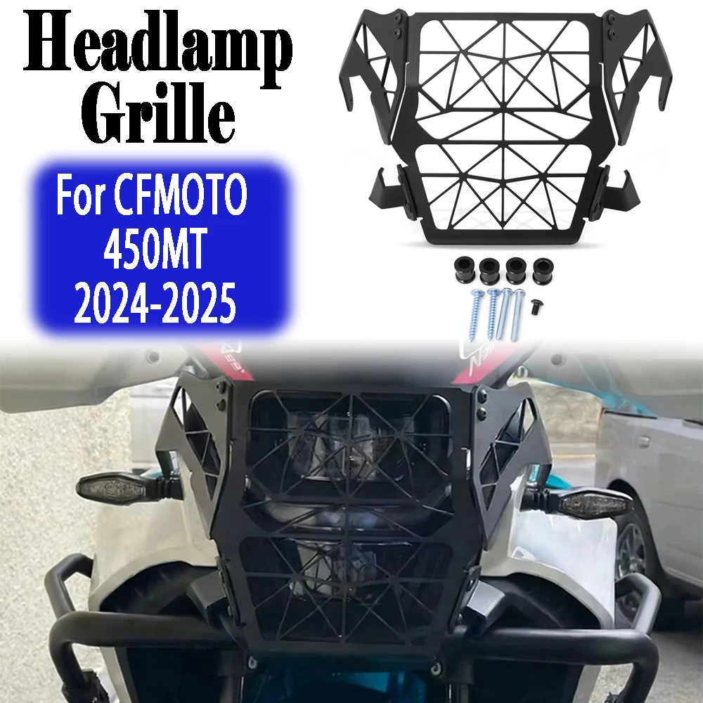For CFMOTO cfmoto 450MT 2024-2025 MT450 2026 Motorcycle Headlight Grilles Guard Protector Headlamp Front Light Cover Protection
For CFMOTO cfmoto 450MT 2024-2025 MT450 2026 Motorcycle Headlight Grilles Guard Protector Headlamp Front Light Cover Protection