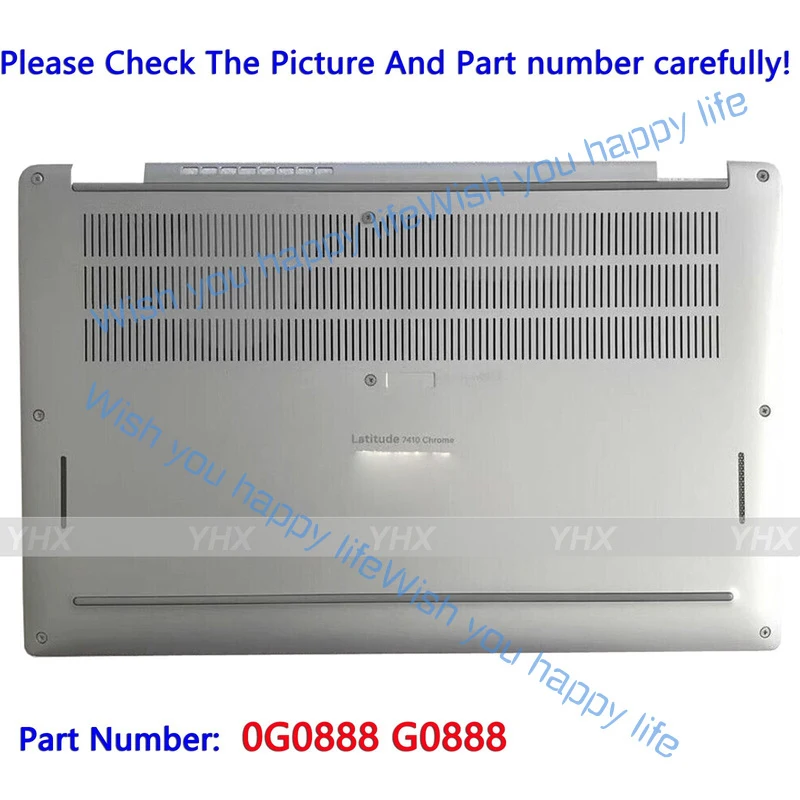 L... New For Dell Latitue 7410 Chrome Lower Bottom Base Cover Case Shell 0G0888 G0888
L... New For Dell Latitue 7410 Chrome Lower Bottom Base Cover Case Shell 0G0888 G0888
