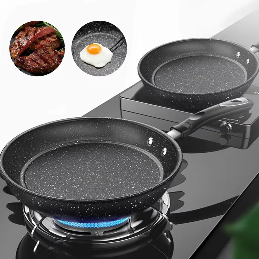 22/24/26/28cm Steak Frying Pan NonStick Stone Pancake Pan with Glass Lid Muliti-Purpose Kitchen Cooking Tools
22/24/26/28cm Steak Frying Pan NonStick Stone Pancake Pan with Glass Lid Muliti-Purpose Kitchen Cooking Tools
