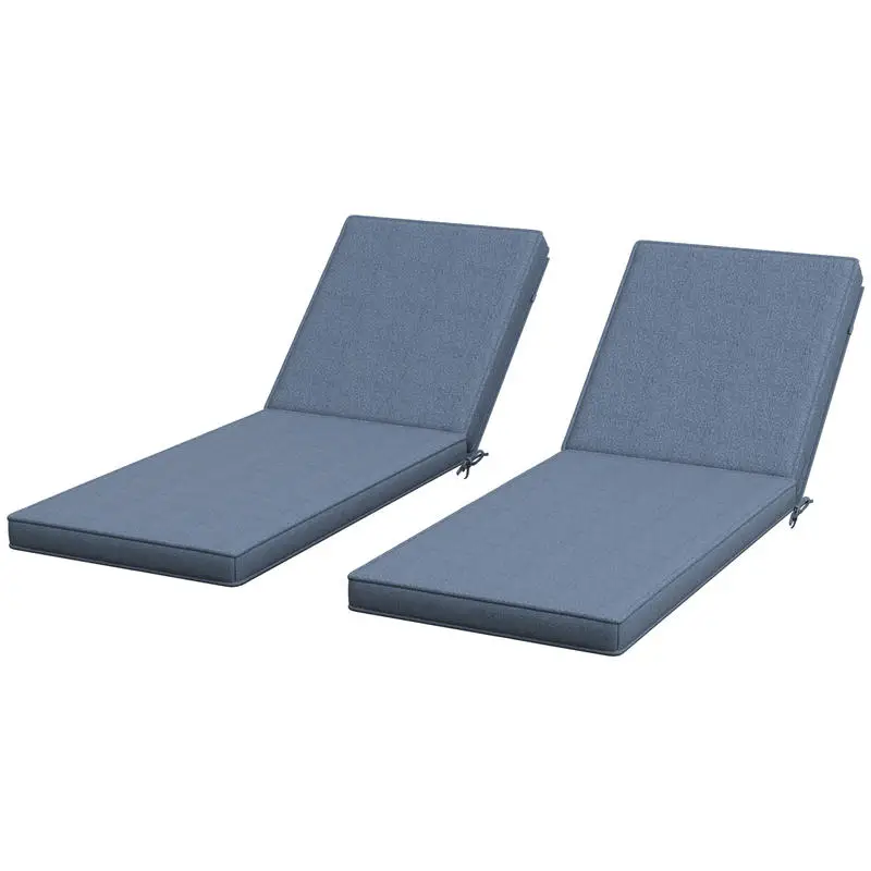 2-Piece Patio Chair Cushions with Backrests, Replacement Cushions for Outdoor Lounge Chair, Sky Blue
2-Piece Patio Chair Cushions with Backrests, Replacement Cushions for Outdoor Lounge Chair, Sky Blue