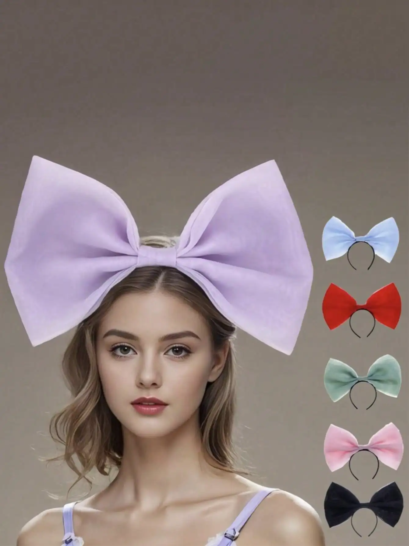 1pc Women's New Oversized 3D Bow Fabric Hairband, Sweet & Cute Hair Clip, Photo Prop, Head Band, Hair Accessory Headbands Hair Hoop ,Head Piece ,Hair Accessories Head Accessories
1pc Women's New Oversized 3D Bow Fabric Hairband, Sweet & Cute Hair Clip, Photo Prop, Head Band, Hair Accessory Headbands Hair Hoop ,Head Piece ,Hair Accessories Head Accessories