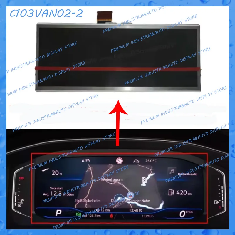 For Car Navigation GPS LCD Display Screen Panel Original 10.3 Inch C103VAN02 C103VAN02.0 97.10C03.000 A2C03645700-01 C103VAN02-2
For Car Navigation GPS LCD Display Screen Panel Original 10.3 Inch C103VAN02 C103VAN02.0 97.10C03.000 A2C03645700-01 C103VAN02-2