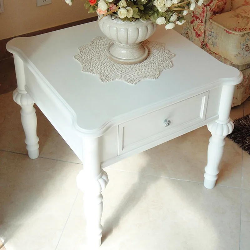Cream style pastoral solid wood white square side table phone table small apartment corner table creative living room square cof
Cream style pastoral solid wood white square side table phone table small apartment corner table creative living room square cof