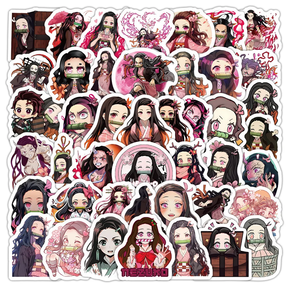 10/60PCS Cute Kamado Nezuko Stickers Demon Slayer Kimetsu no Yaiba Cartoon Sticker Decoration Funny Anime Graffiti Decals Toys
10/60PCS Cute Kamado Nezuko Stickers Demon Slayer Kimetsu no Yaiba Cartoon Sticker Decoration Funny Anime Graffiti Decals Toys