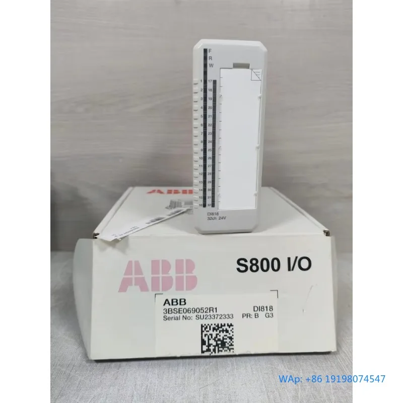 3BSE069052R1 DI818 Digital Input Module PLC Industrial Automation Control System
3BSE069052R1 DI818 Digital Input Module PLC Industrial Automation Control System