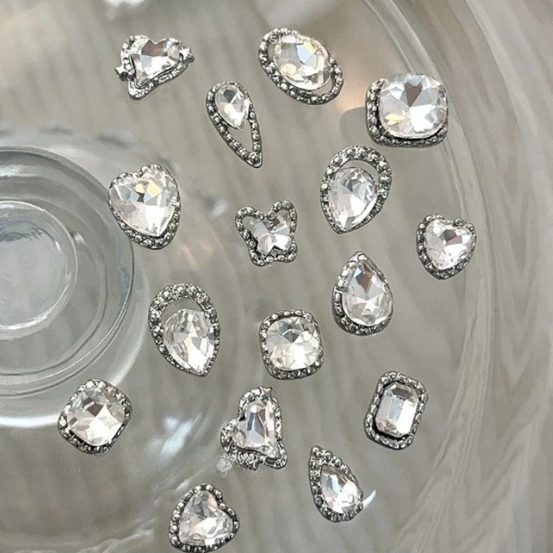 5pcs White Pink Flash Rhinestone Butterfly Square Heart Water Drop Crystal Alloy Nail Art Decoration Manicure Accessory Jewelry
5pcs White Pink Flash Rhinestone Butterfly Square Heart Water Drop Crystal Alloy Nail Art Decoration Manicure Accessory Jewelry