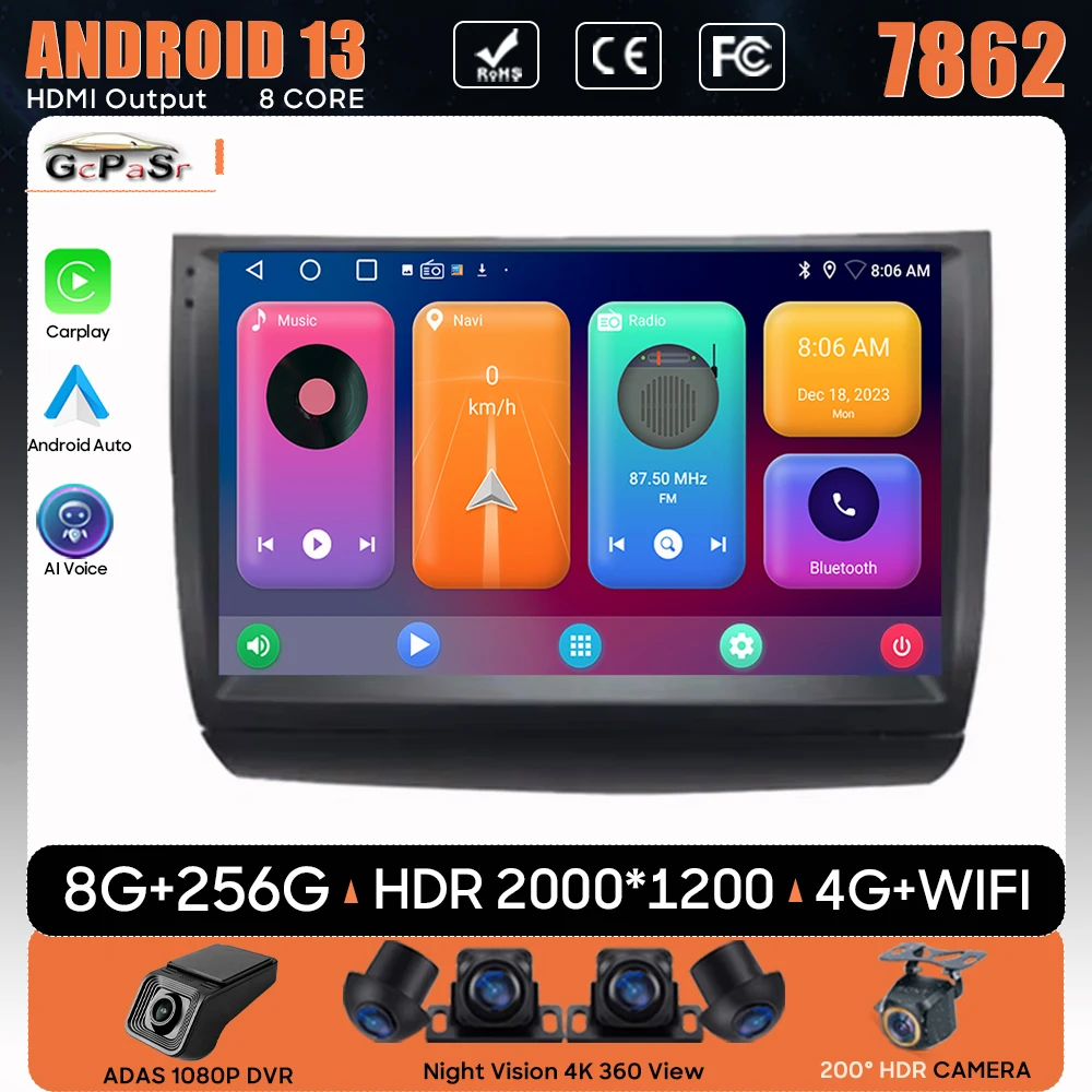 Car Radio Android 13 For Toyota Prius 20 2002-2009 Navigation GPS Android Auto Carplay Multimedia Player Bluetooth Unit No 2din
Car Radio Android 13 For Toyota Prius 20 2002-2009 Navigation GPS Android Auto Carplay Multimedia Player Bluetooth Unit No 2din