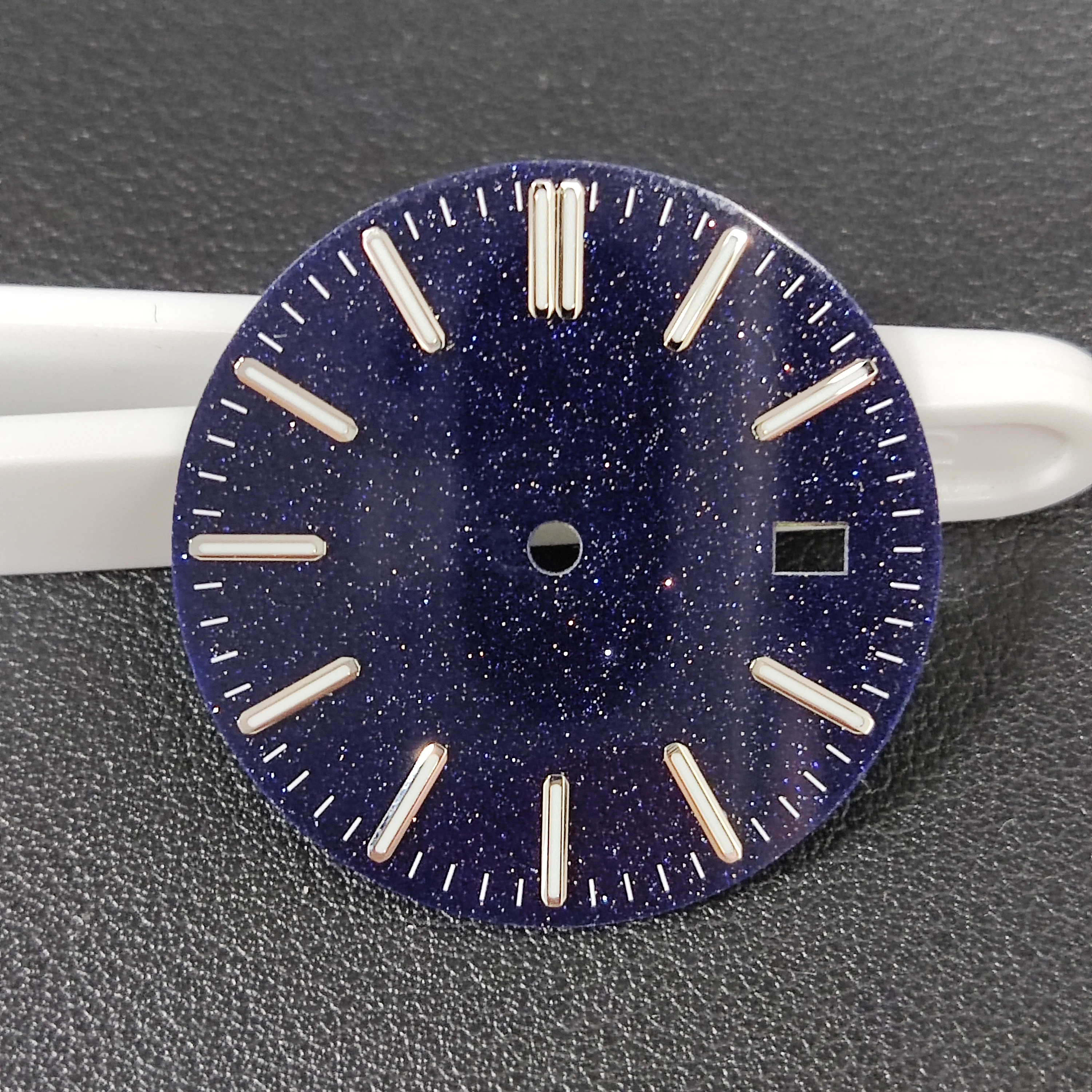 NH35 Blank dial 31.8mm starry sky dial genuine stone sterile high-quality dial suitable for 42MM case NH35 movement No logo
NH35 Blank dial 31.8mm starry sky dial genuine stone sterile high-quality dial suitable for 42MM case NH35 movement No logo