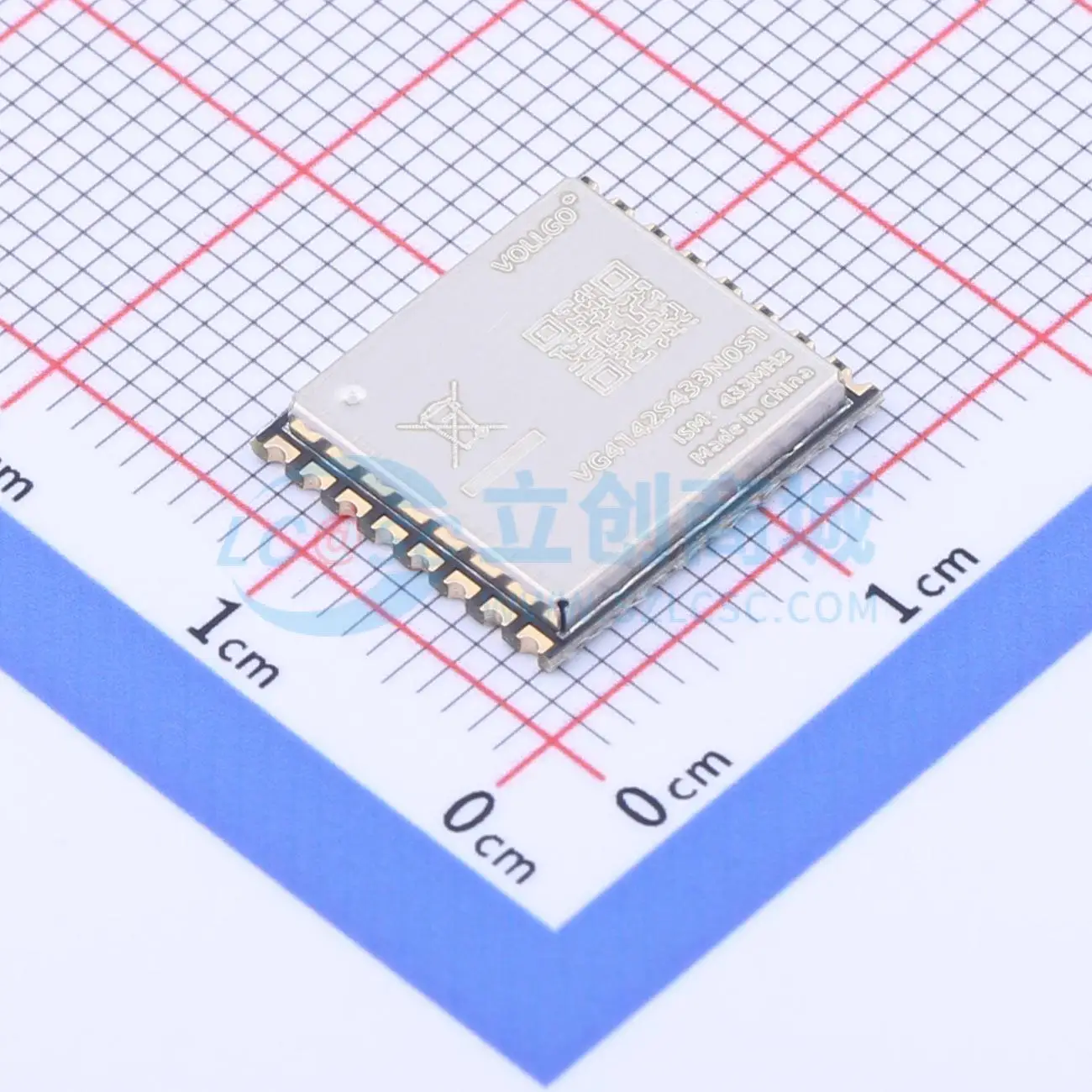 6pcs VG4142S433N0S1 SMD 13.5x12mm 433MHz RF Wireless Communication Module
6pcs VG4142S433N0S1 SMD 13.5x12mm 433MHz RF Wireless Communication Module