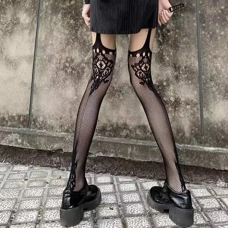 Gothic Dark Girl Long Sexy Fishnet Stockings Women Classical Design Harajuku Emo Mesh Tights Lingerie Thigh High Garters Hosiery
Gothic Dark Girl Long Sexy Fishnet Stockings Women Classical Design Harajuku Emo Mesh Tights Lingerie Thigh High Garters Hosiery