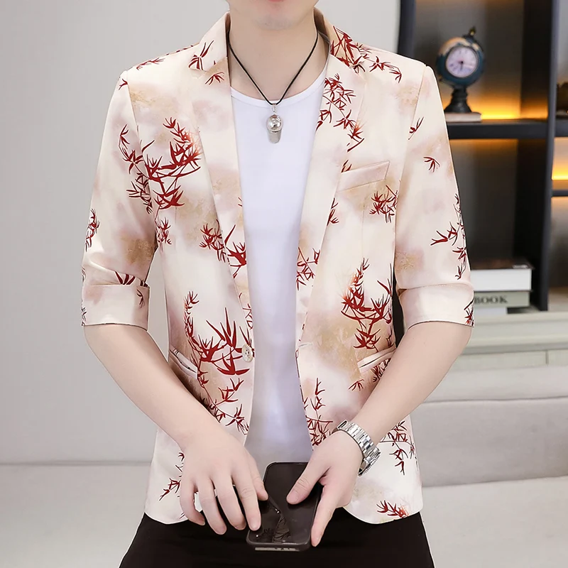 The Main Promotion of Summer New Explosive Casual Mid-sleeve Suit Half Sleeve Slim Handsome Comfortable Small Suit Men's Wear
The Main Promotion of Summer New Explosive Casual Mid-sleeve Suit Half Sleeve Slim Handsome Comfortable Small Suit Men's Wear