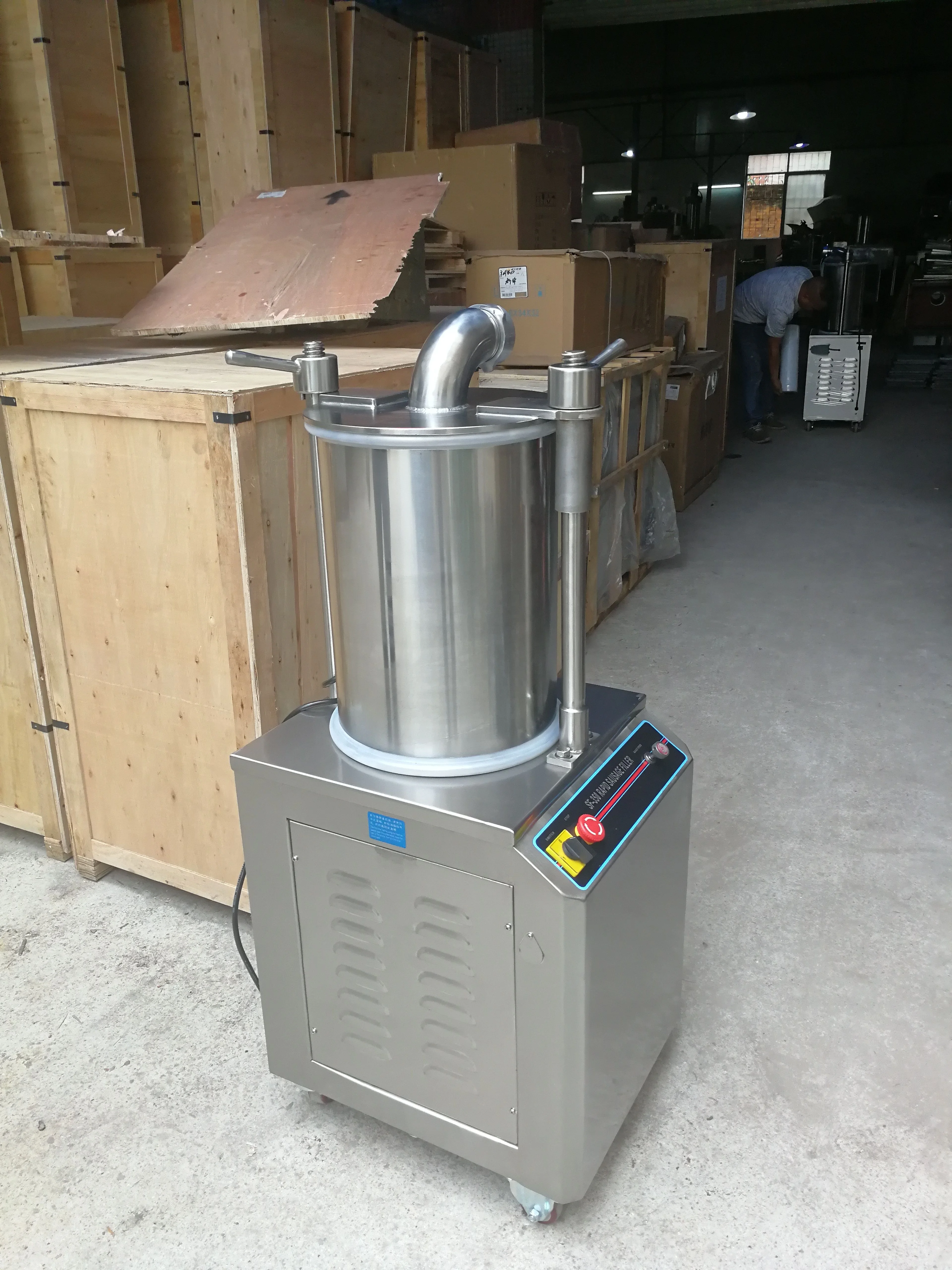 Stainless Steel Sausage Fill Machine Sausage Maker Hot Dog Maker Machine
Stainless Steel Sausage Fill Machine Sausage Maker Hot Dog Maker Machine