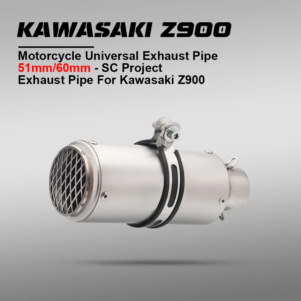Universal 51/60mm Motorcycle Exhaust & Exhaust Systems SC Exhaust Inox Muffler with DB Killer for Z900 R3 R25 MT07 MT09 R1Z400
Universal 51/60mm Motorcycle Exhaust & Exhaust Systems SC Exhaust Inox Muffler with DB Killer for Z900 R3 R25 MT07 MT09 R1Z400