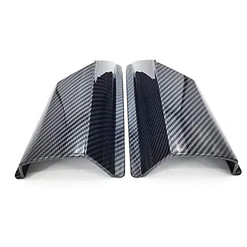 1 пара переднего бокового обтекателя мотоцикла, спойлер Canard, крышка крылышка, вид из углеродного волокна
1 пара переднего бокового обтекателя мотоцикла, спойлер Canard, крышка крылышка, вид из углеродного волокна