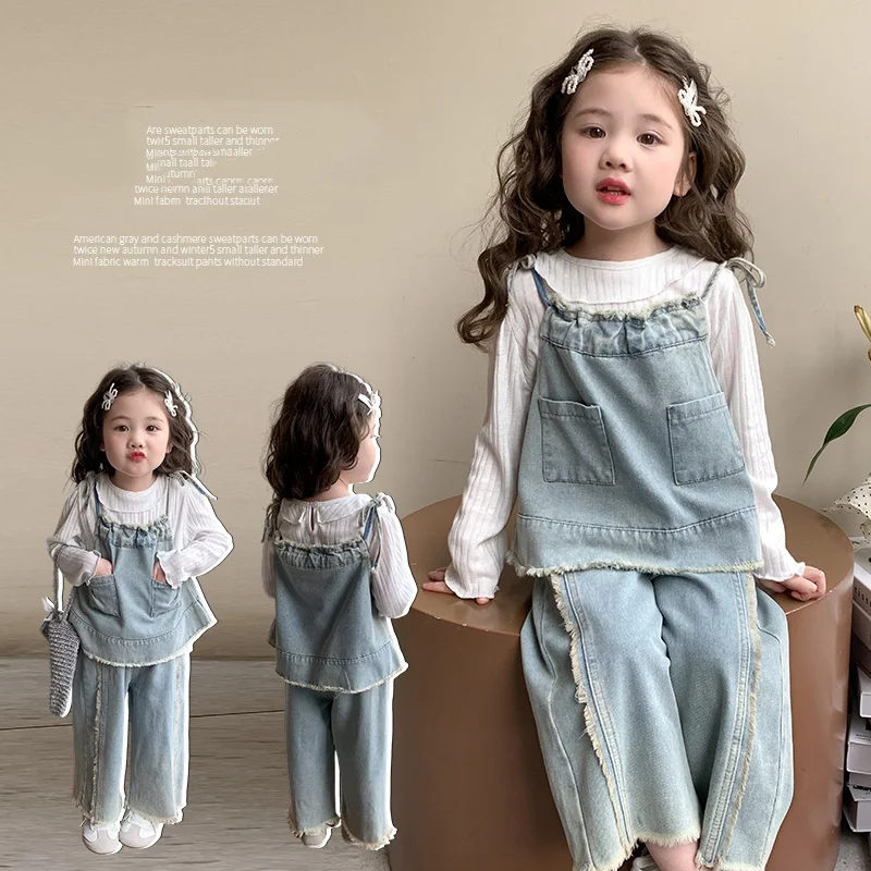 Комплект одежды для маленьких девочек, размер 2-9 лет, комплект детских платьев, детский жилет из 3 предметов: топ + футболка + штаны, нижняя часть, повседневные джинсовые комплекты, повседневный костюм для малышей
Комплект одежды для маленьких девочек, размер 2-9 лет, комплект детских платьев, детский жилет из 3 предметов: топ + футболка + штаны, нижняя часть, повседневные джинсовые комплекты, повседневный костюм для малышей