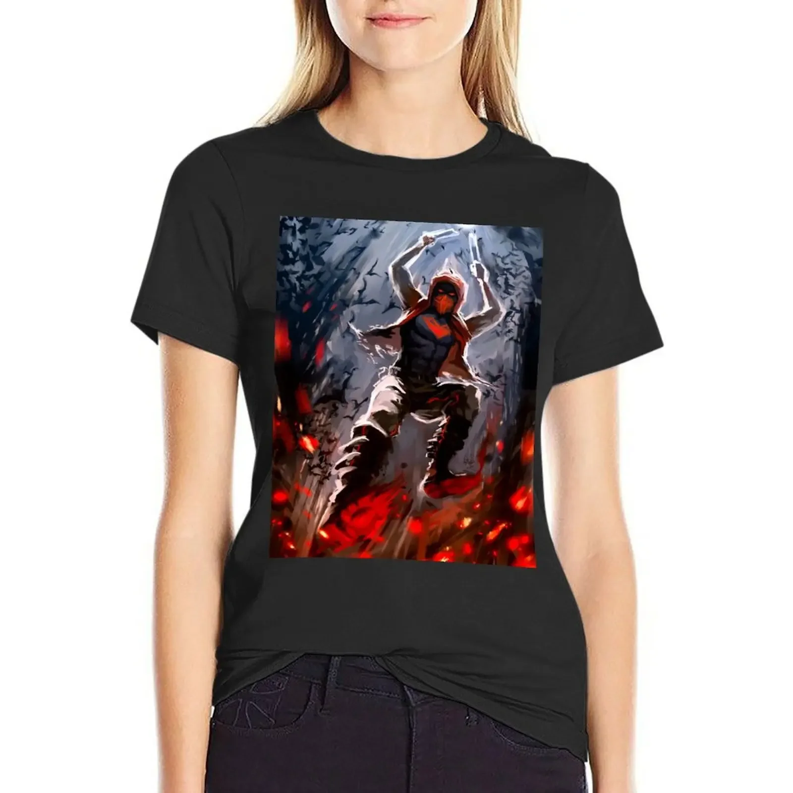 red HOOD T-shirt plus size tops cute clothes kawaii clothes t-shirts for Women graphic tees funny
red HOOD T-shirt plus size tops cute clothes kawaii clothes t-shirts for Women graphic tees funny