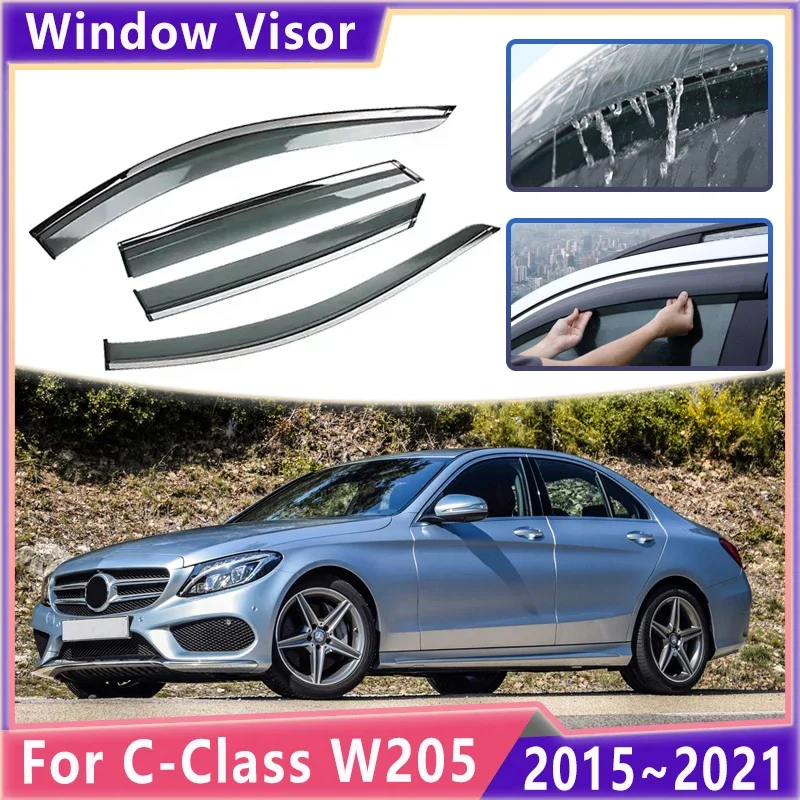 Car Side Windows Rain Awning For Mercedes-Benz C-Class W205 Accessories 2015~2021 2017 Guard Deflectors Cover Shield Sun Visor
Car Side Windows Rain Awning For Mercedes-Benz C-Class W205 Accessories 2015~2021 2017 Guard Deflectors Cover Shield Sun Visor