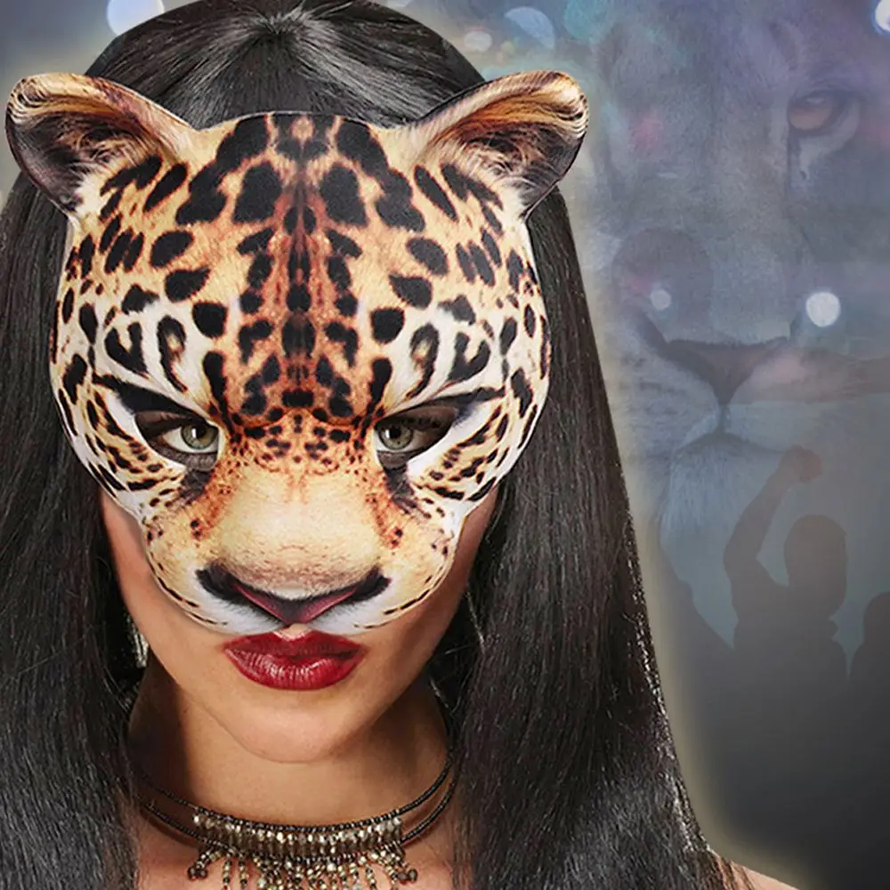 Fashion Party For Dance Leopard Animal Pattern Costumes Cosplay Props Halloween Decoration Mask Leopard Mask Masquerade
Fashion Party For Dance Leopard Animal Pattern Costumes Cosplay Props Halloween Decoration Mask Leopard Mask Masquerade