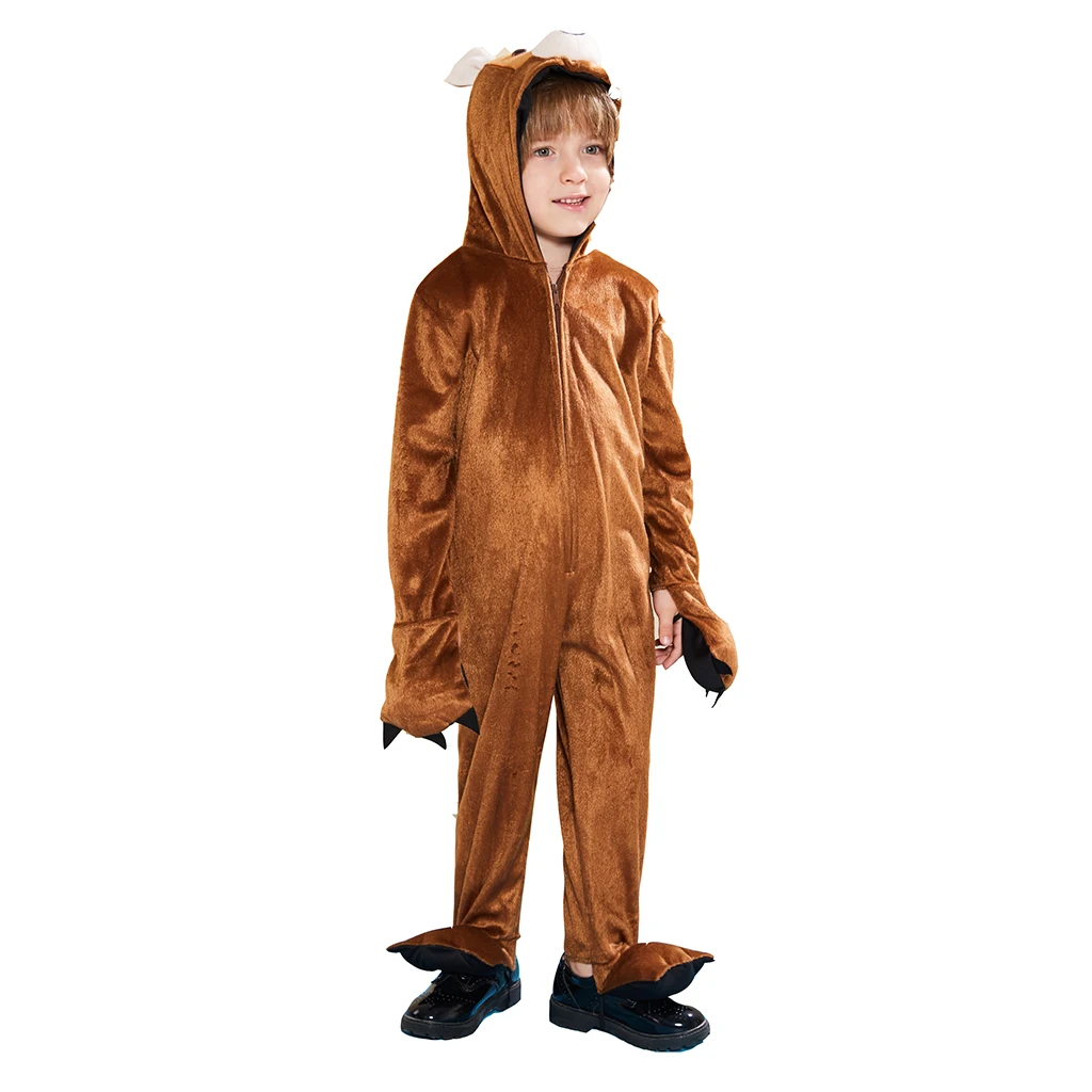 Eraspooky Funny Kids Brown Bear Costume Children Animal Costume For Halloween Cute Jumpsuit Hooded Carnival Party Fancy Dress
Eraspooky Funny Kids Brown Bear Costume Children Animal Costume For Halloween Cute Jumpsuit Hooded Carnival Party Fancy Dress
