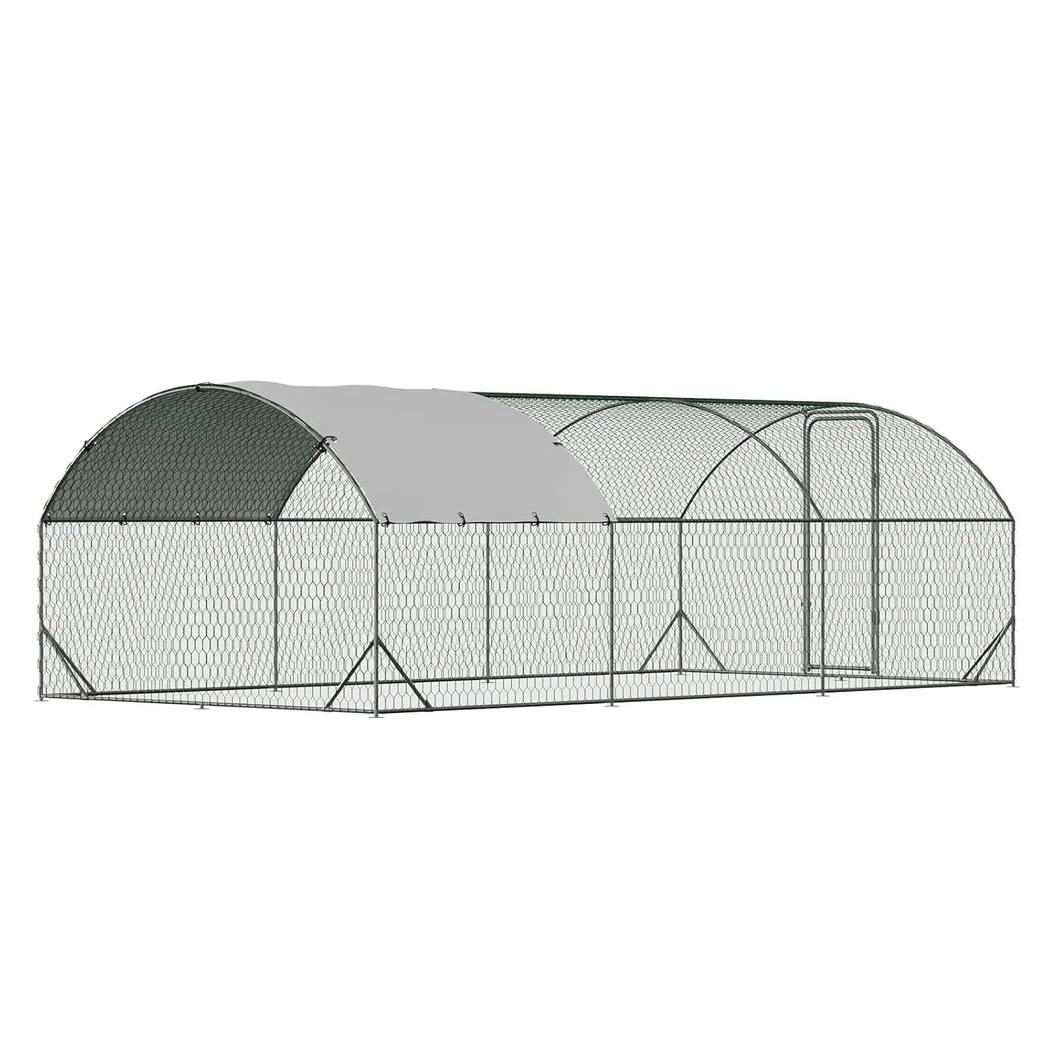 Large Metal Chicken Coop Run Waterproof UV Cover Lockable Door Outdoor 9.8x19.7x6.6ft, Customized
Large Metal Chicken Coop Run Waterproof UV Cover Lockable Door Outdoor 9.8x19.7x6.6ft, Customized