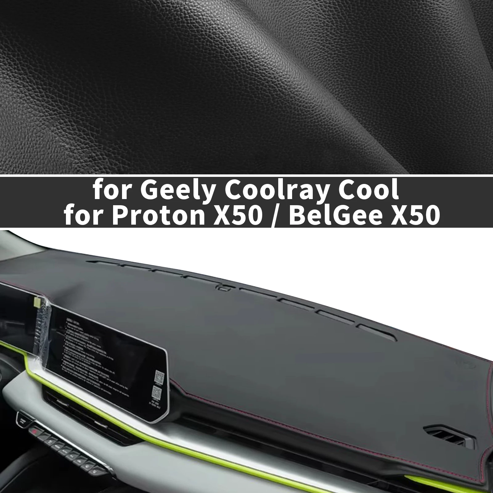 for Geely Coolray Cool 2026-2022 Proton BelGee X50 fit Dashboard Cover Sun Shade Dash Mat Anti‑Glare Carpet Dash Pad Dashmat
for Geely Coolray Cool 2026-2022 Proton BelGee X50 fit Dashboard Cover Sun Shade Dash Mat Anti‑Glare Carpet Dash Pad Dashmat