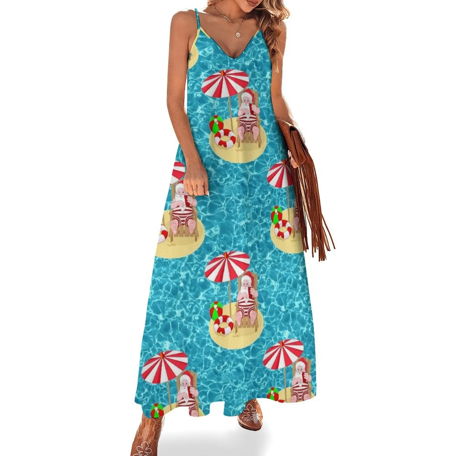 xmas beach santa claus Sleeveless Long Dress elegant dresses for women women's summer dresses 2025 Women's dresses Dress
xmas beach santa claus Sleeveless Long Dress elegant dresses for women women's summer dresses 2025 Women's dresses Dress