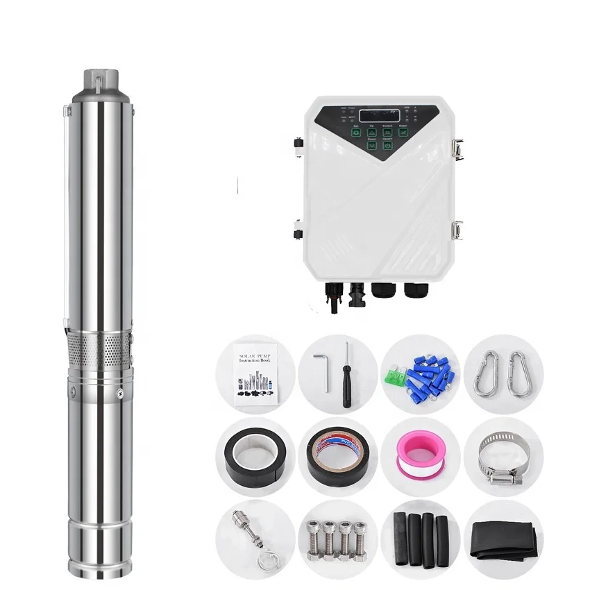 Hot Sale 3 Inch 50 Meters Submersible 0.5 Dc Pump Solar Water for Deep Well
Hot Sale 3 Inch 50 Meters Submersible 0.5 Dc Pump Solar Water for Deep Well