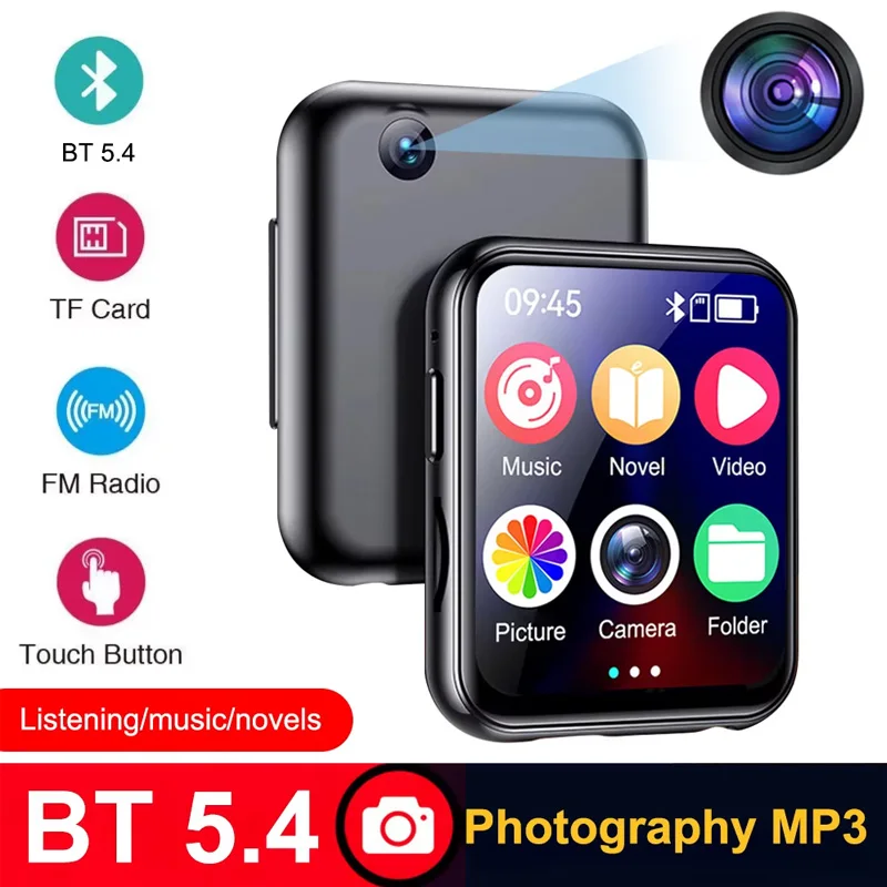 5.4 Inch HiFi MP3 Music Player Bluetooth MP4 Walkman Full Touch Screen with Built-in Speaker Camera Video Player FM/E-book
5.4 Inch HiFi MP3 Music Player Bluetooth MP4 Walkman Full Touch Screen with Built-in Speaker Camera Video Player FM/E-book