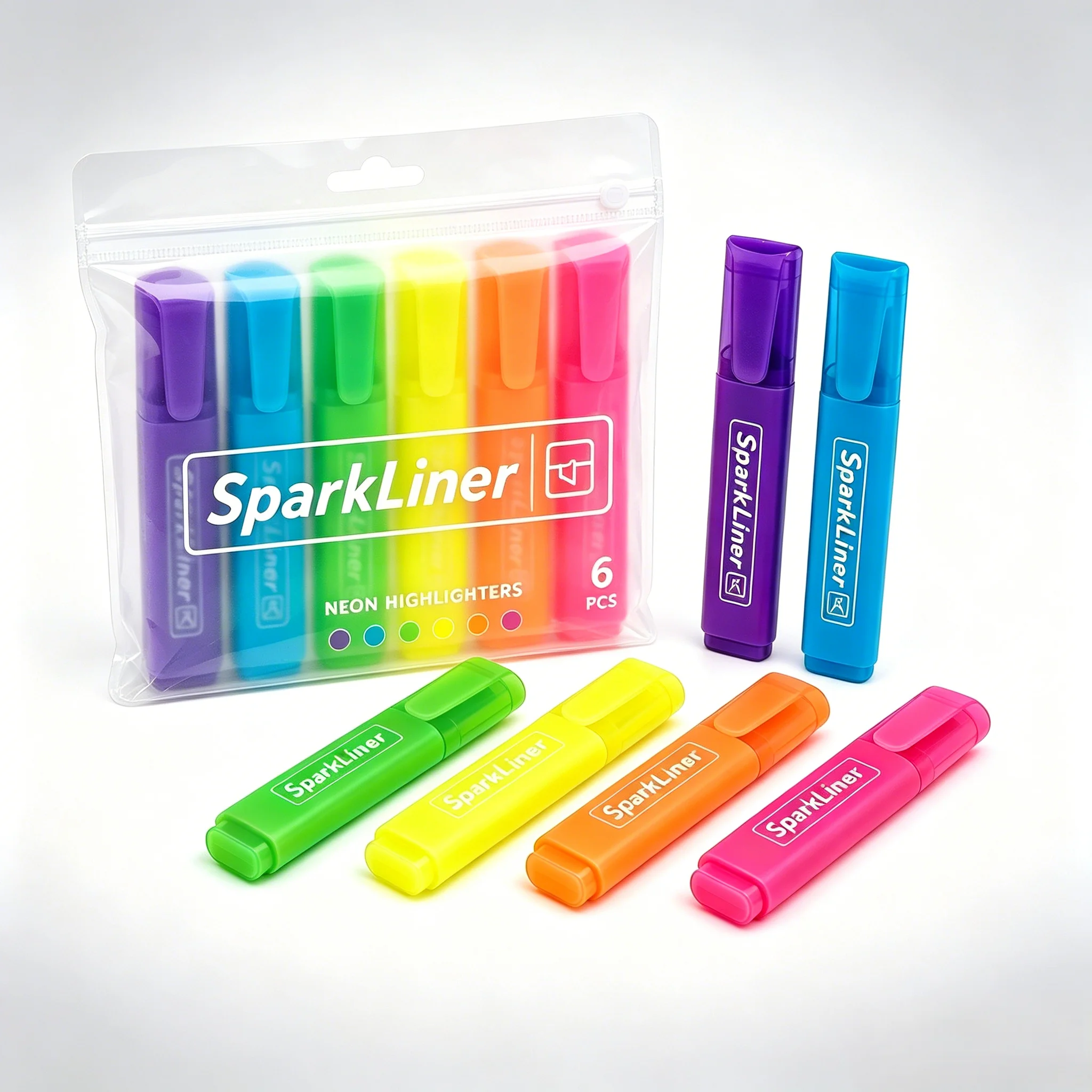 6pcs slanted-head fluorescent pen, flat style, key marking pen, student painting, graffiti, colored pen
6pcs slanted-head fluorescent pen, flat style, key marking pen, student painting, graffiti, colored pen